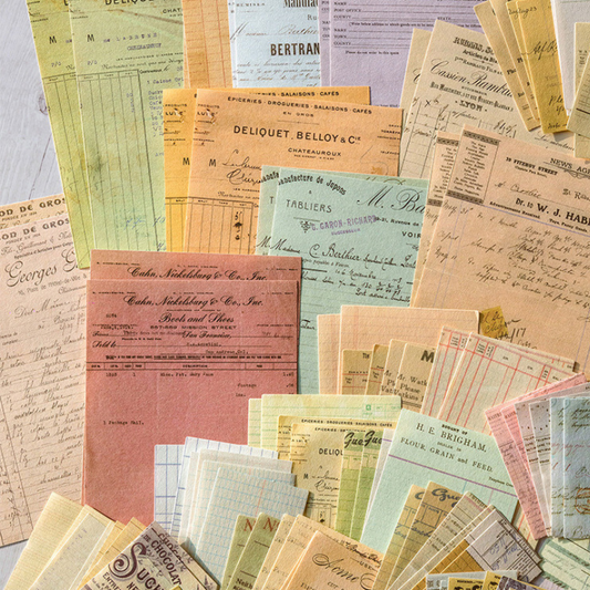 Vintage Receipts Collection - Ephemera Pack