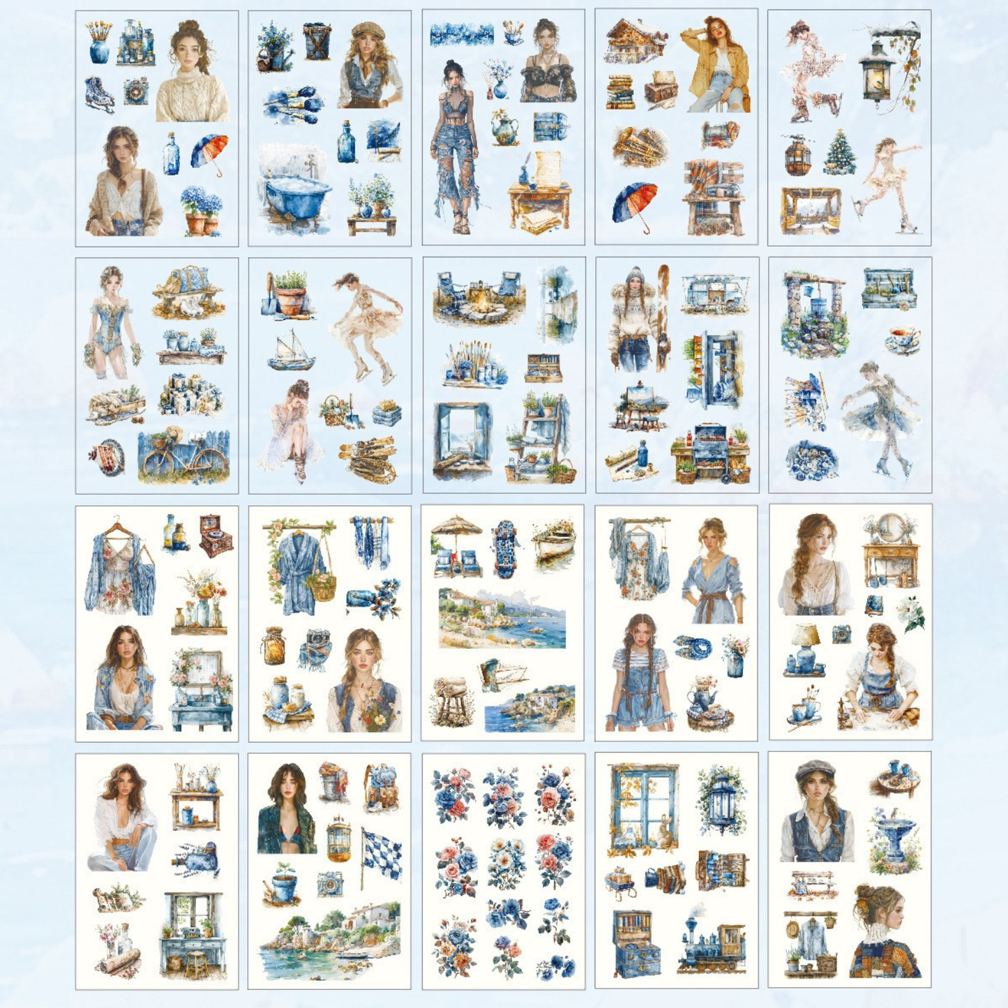 Tidal Blue Whisper - Sticker Book