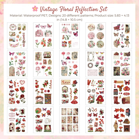 Flower Shadow - Sticker Book