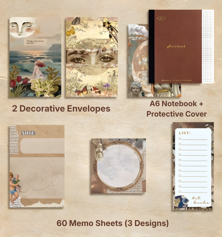 Whispers of Angels Craft Kit - Vintage Scrapbooking Kit/Gift Kit