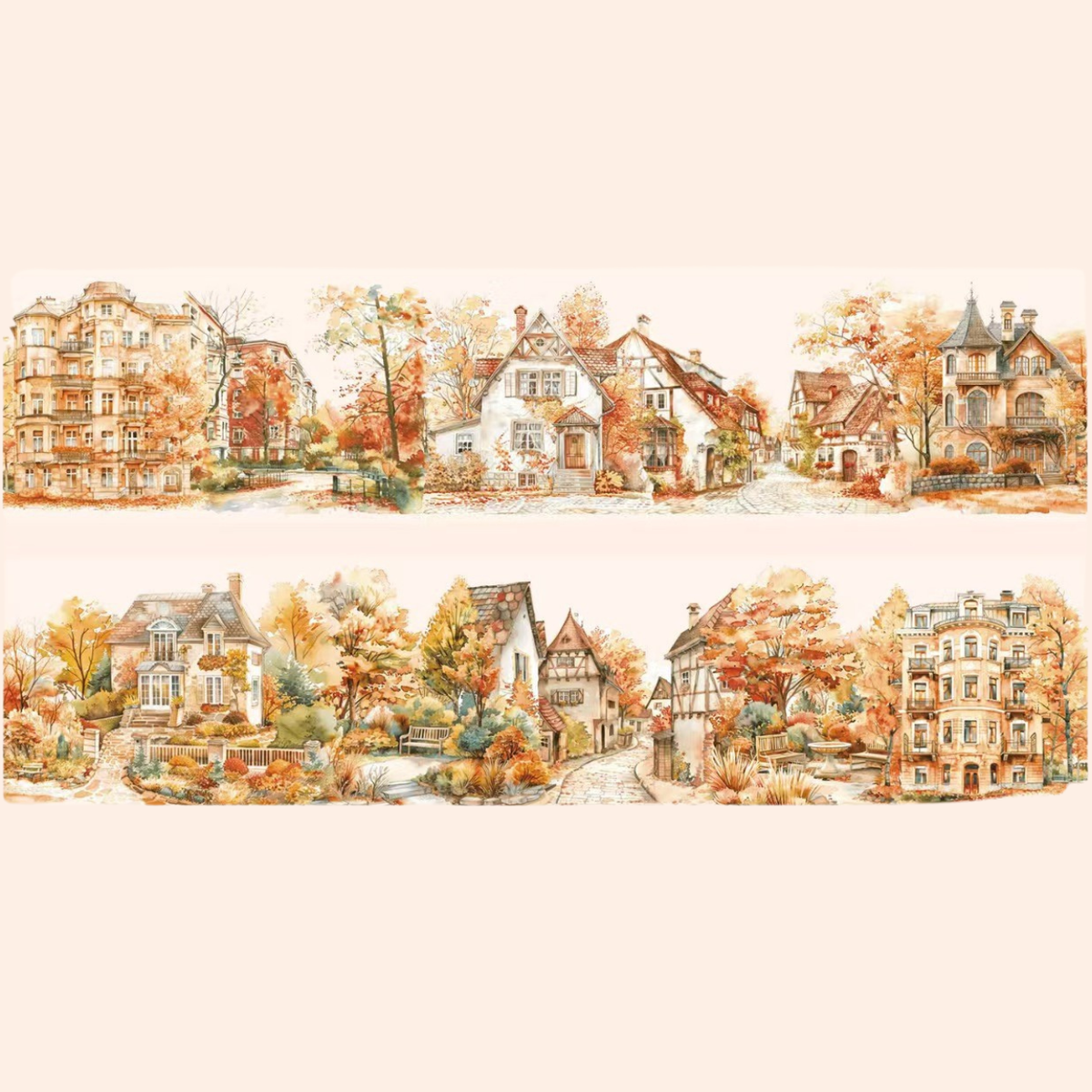 Autumn Town - PET Tape