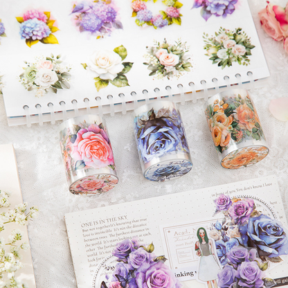 Sea of Flowers - PET Sticker Tape