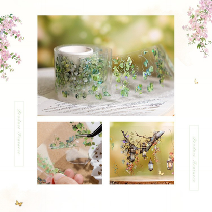 Botanical Branches- Pearlescent PET Sticker Tape