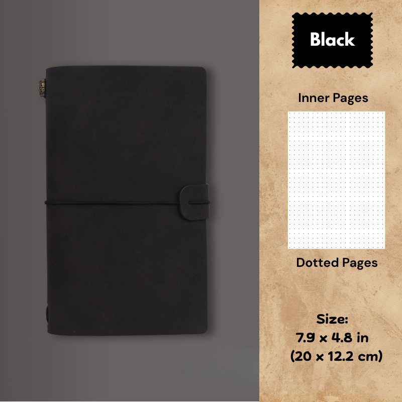 My Vintage Notebook - Slim Retro Journal