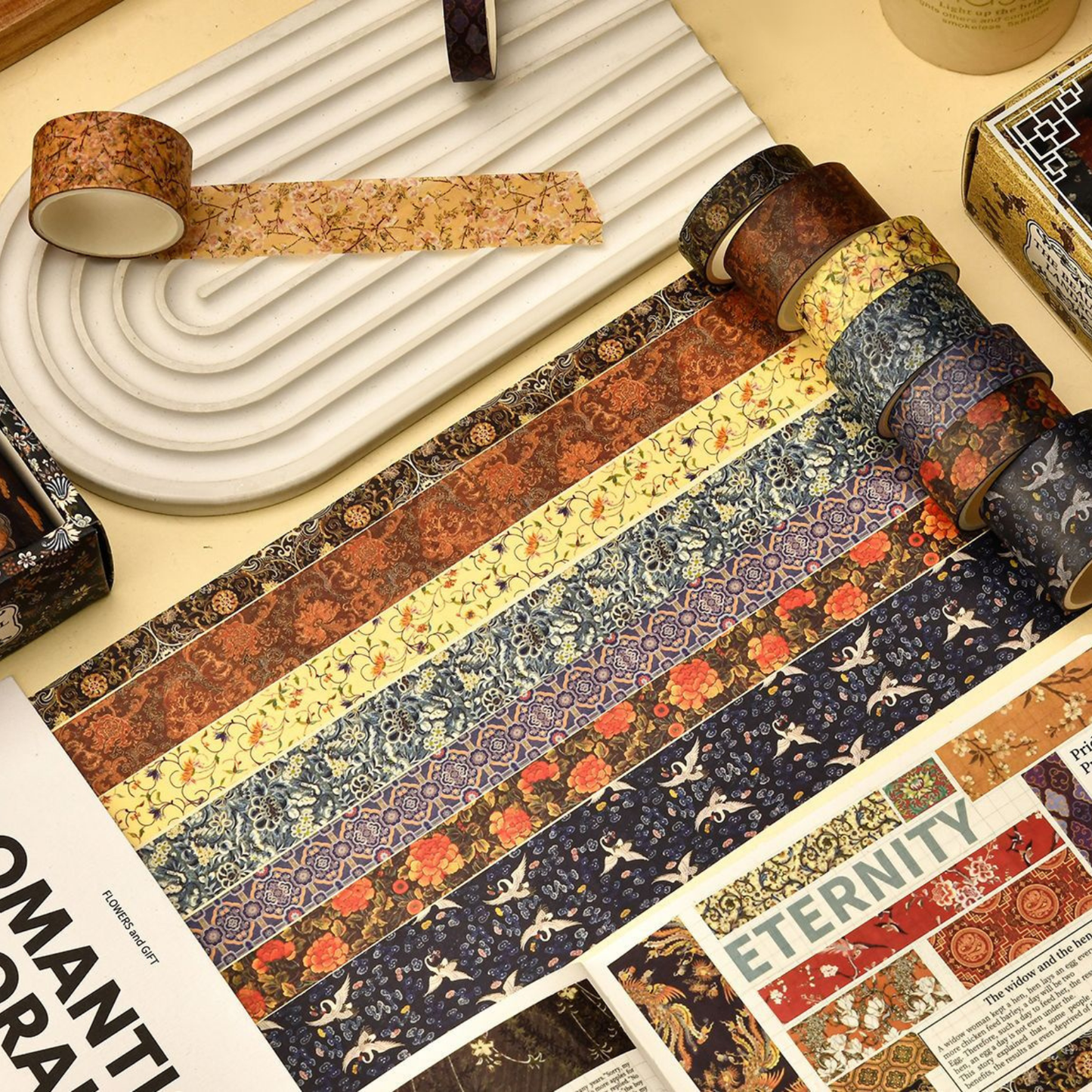 Beautiful Landscapes Washi Tape Set - 12 rolls