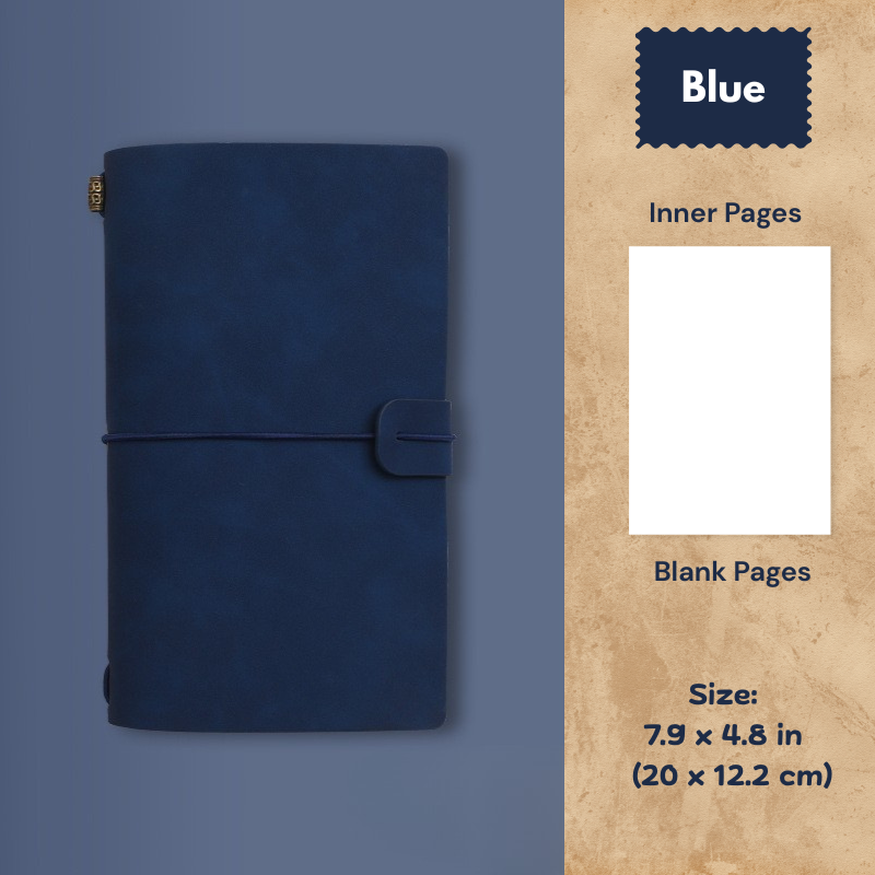 My Vintage Notebook - Slim Retro Journal