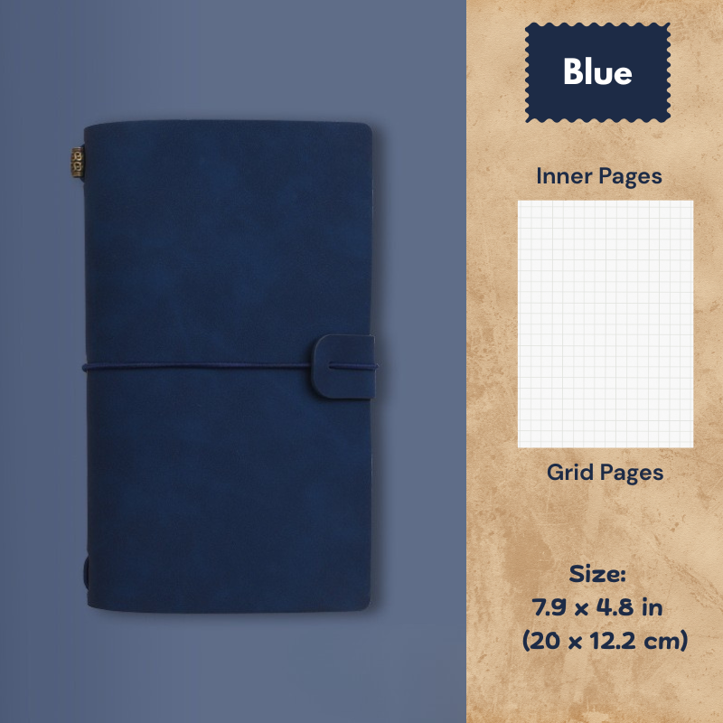 My Vintage Notebook - Slim Retro Journal