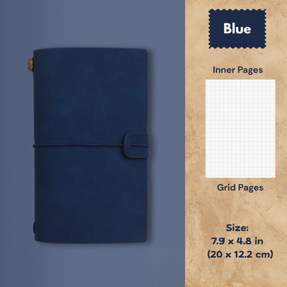 My Vintage Notebook - Slim Retro Journal