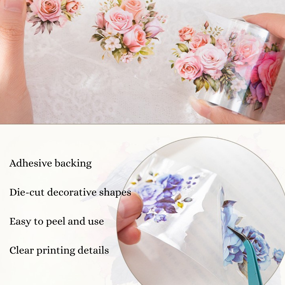 Sea of Flowers - PET Sticker Tape