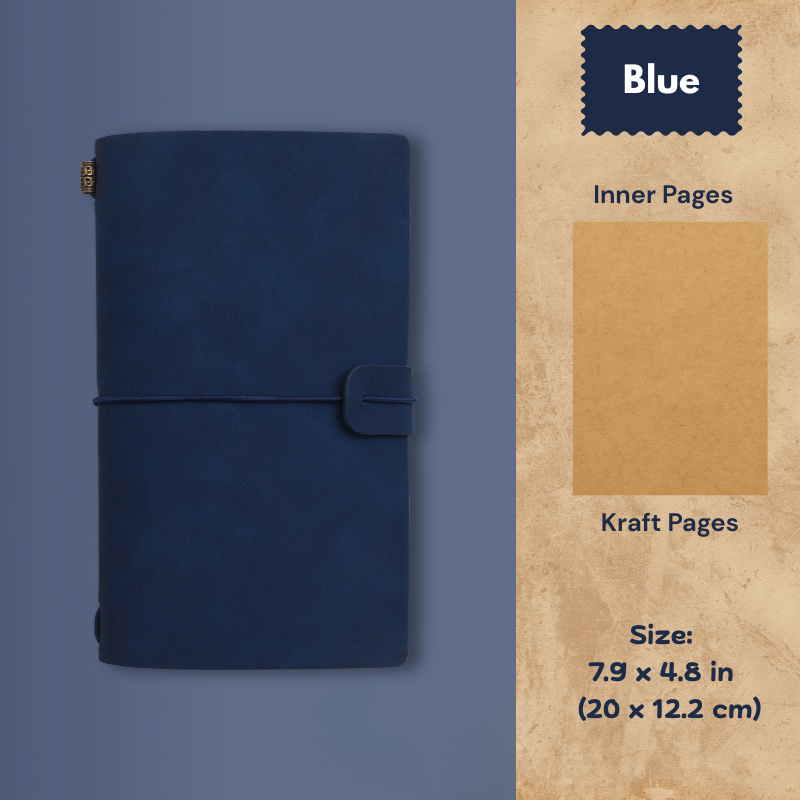 My Vintage Notebook - Slim Retro Journal