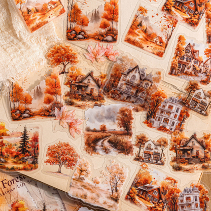 Autumn Life Series PET Sticker Pack
