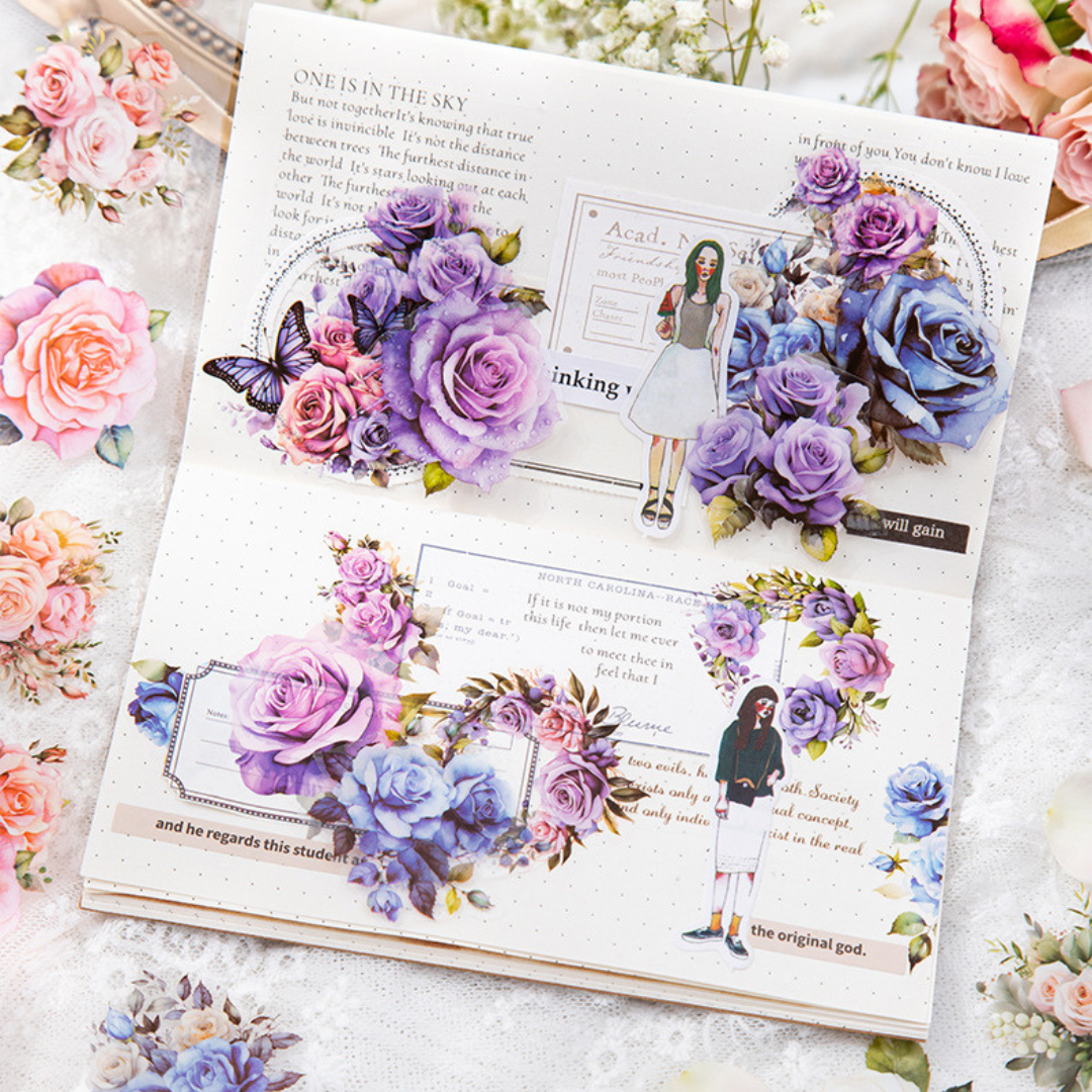 Sea of Flowers - PET Sticker Tape