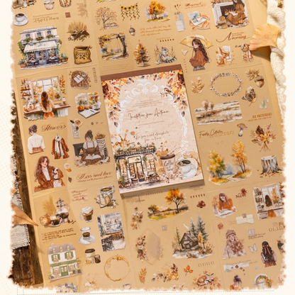Invitation to Autumn PET & Washi Sticker Book