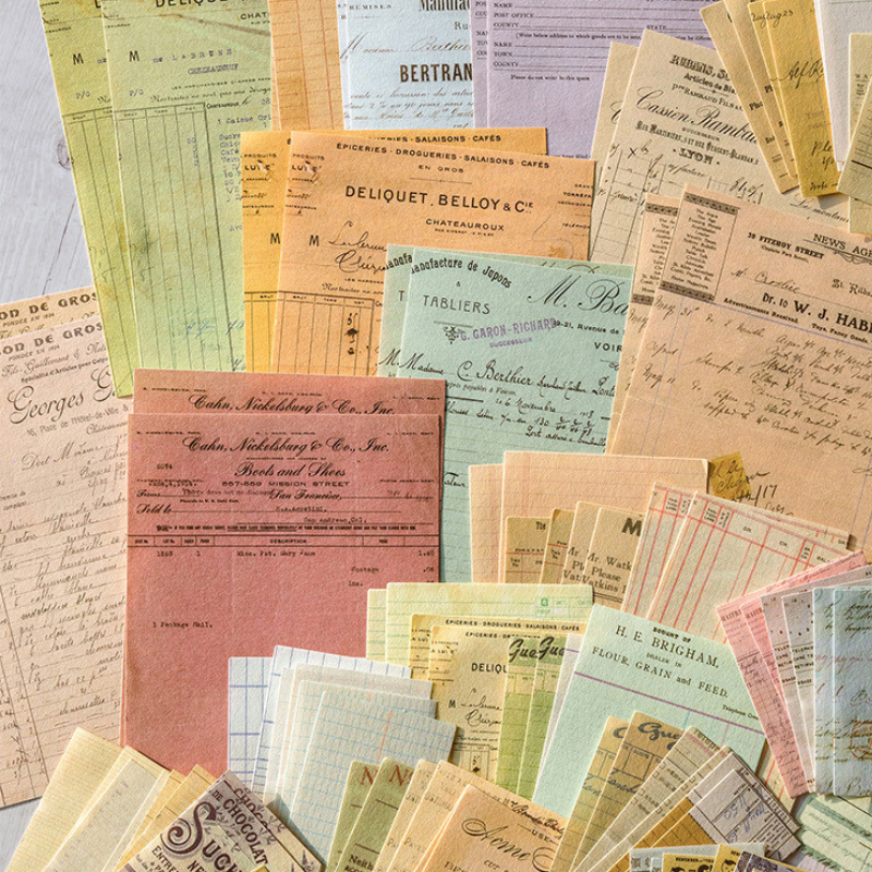 Vintage Receipts Collection - Ephemera Pack