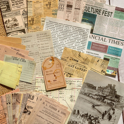 Old Newspaper Collection - Ephemera Pack