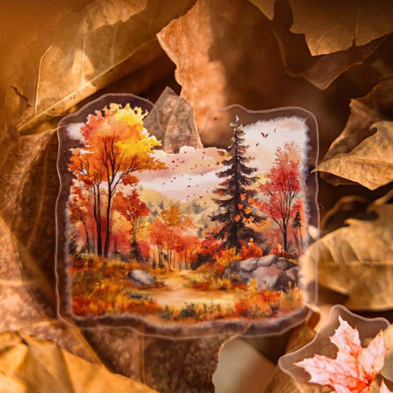 Autumn Life Series PET Sticker Pack