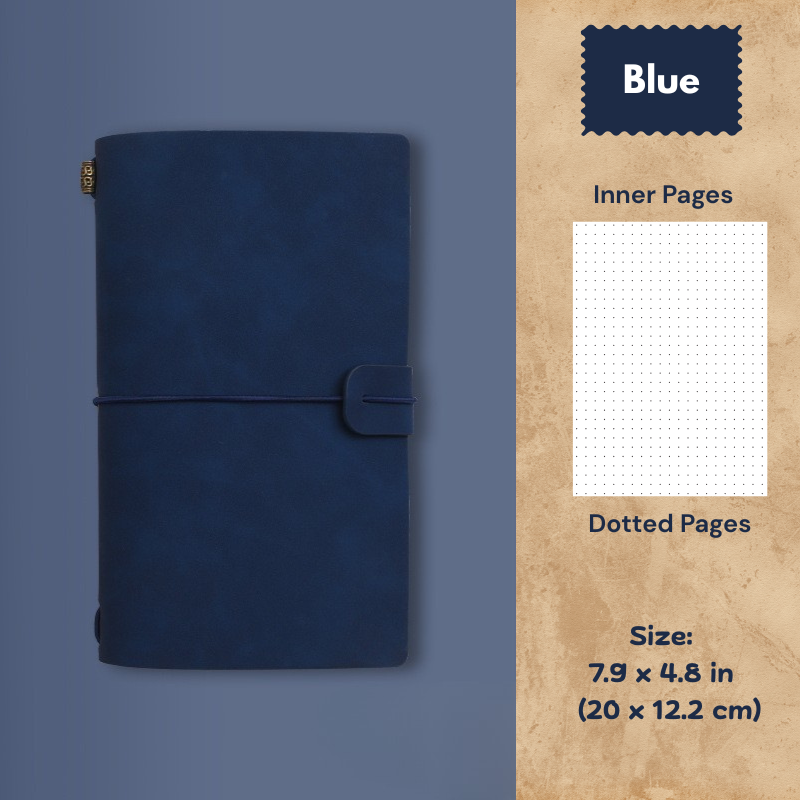 My Vintage Notebook - Slim Retro Journal