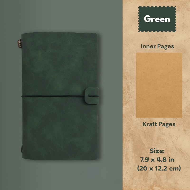 My Vintage Notebook - Slim Retro Journal