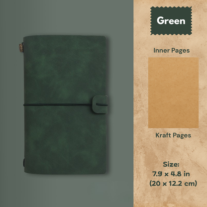 My Vintage Notebook - Slim Retro Journal