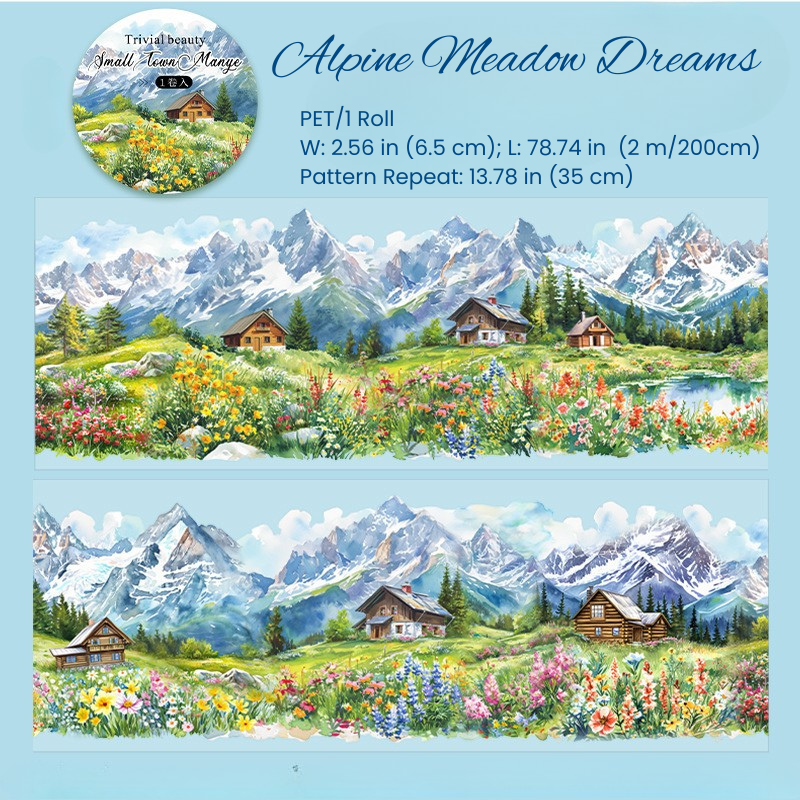 Small Town in the Wilderness Series – PET Decorative Tape