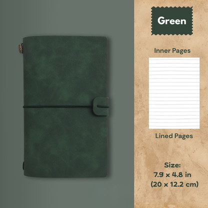 My Vintage Notebook - Slim Retro Journal