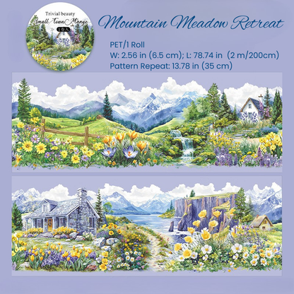 Small Town in the Wilderness Series – PET Decorative Tape
