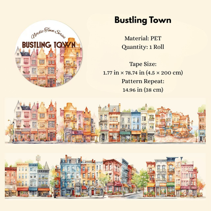 Nordic Town Series - PET Tape