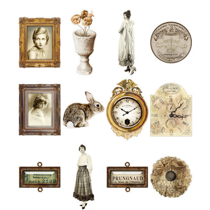 Sepia Dreams Stickers