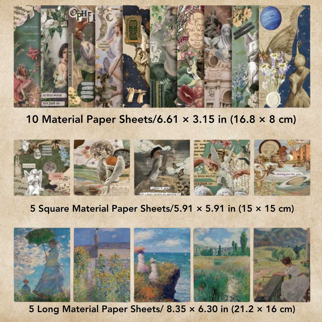 Whispers of Angels Craft Kit - Vintage Scrapbooking Kit/Gift Kit