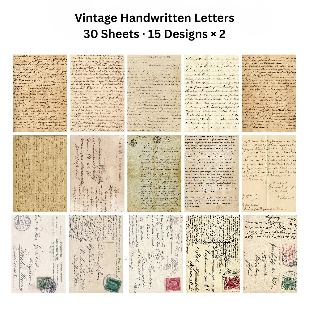 Echoes of the Archive – Background Paper Set, 30 Sheets
