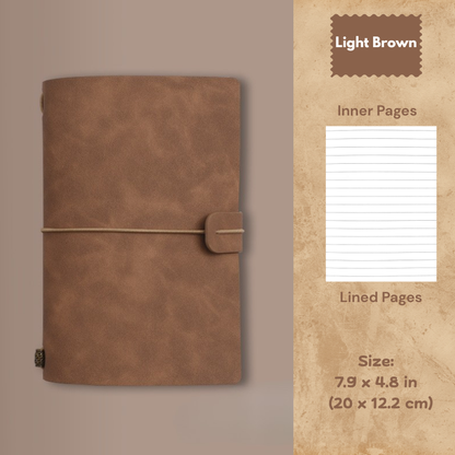 My Vintage Notebook - Slim Retro Journal