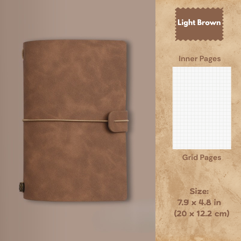 My Vintage Notebook - Slim Retro Journal