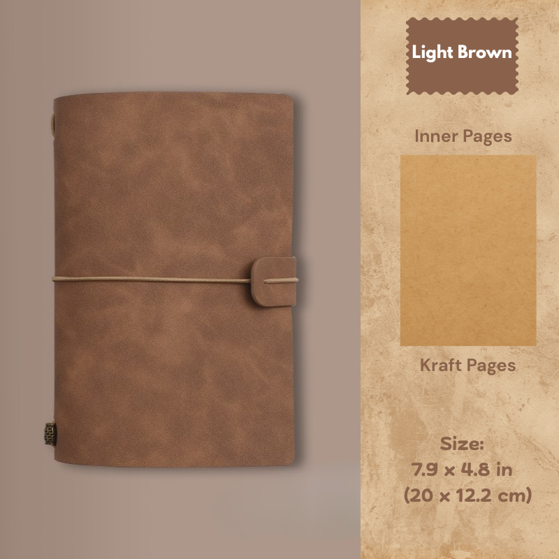 My Vintage Notebook - Slim Retro Journal