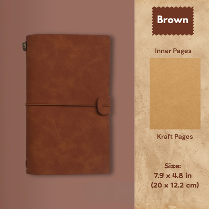 My Vintage Notebook - Slim Retro Journal