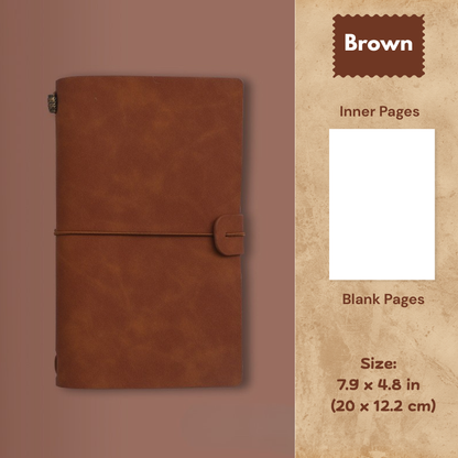 My Vintage Notebook - Slim Retro Journal