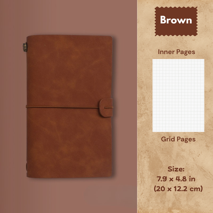 My Vintage Notebook - Slim Retro Journal