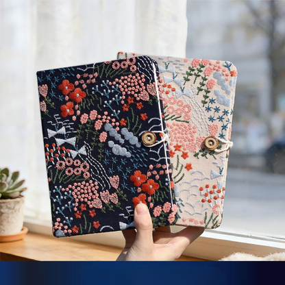 Whispering Garden Embroidered Journal - A5