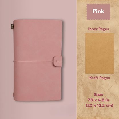 My Vintage Notebook - Slim Retro Journal