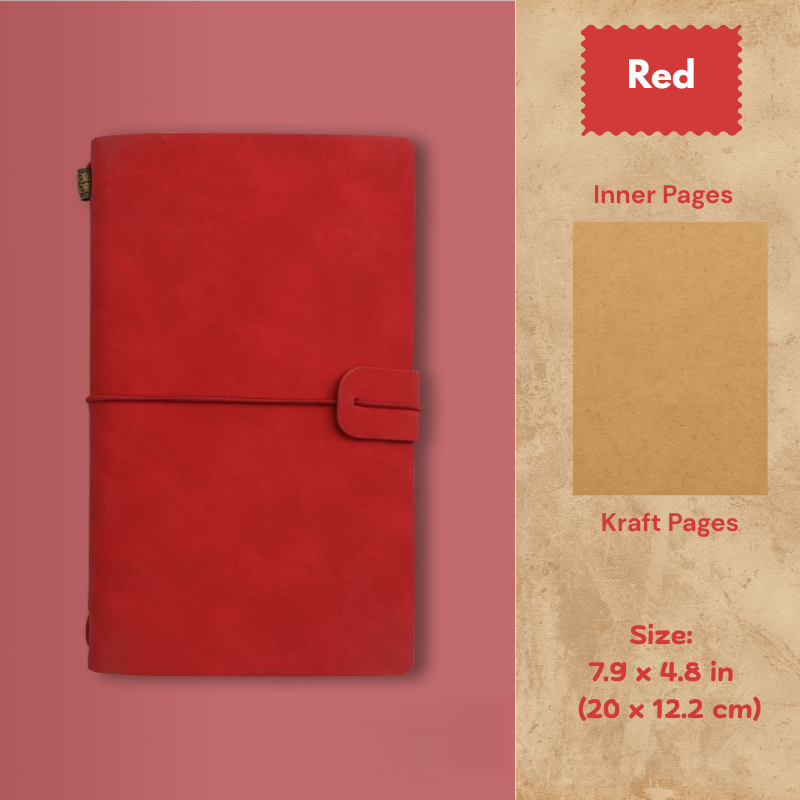 My Vintage Notebook - Slim Retro Journal
