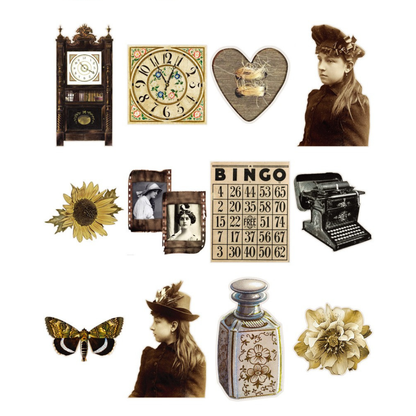 Sepia Dreams Stickers