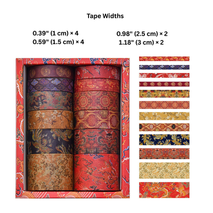 Beautiful Landscapes Washi Tape Set - 12 rolls