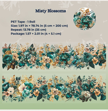 Elegant Floral Collection - PET Tape