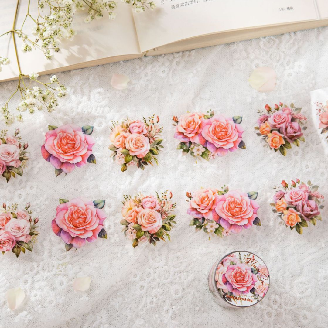 Sea of Flowers - PET Sticker Tape