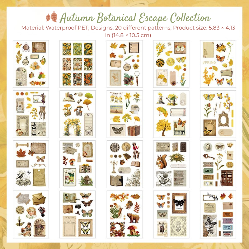 Autumn Scenery - Sticker Book