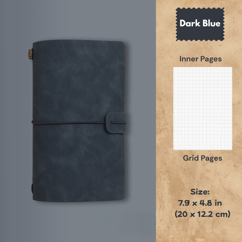 My Vintage Notebook - Slim Retro Journal