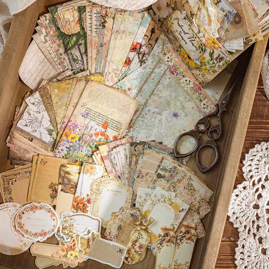 Pastoral Flowers Season - Ephemera Pack - Secret Garden Series
