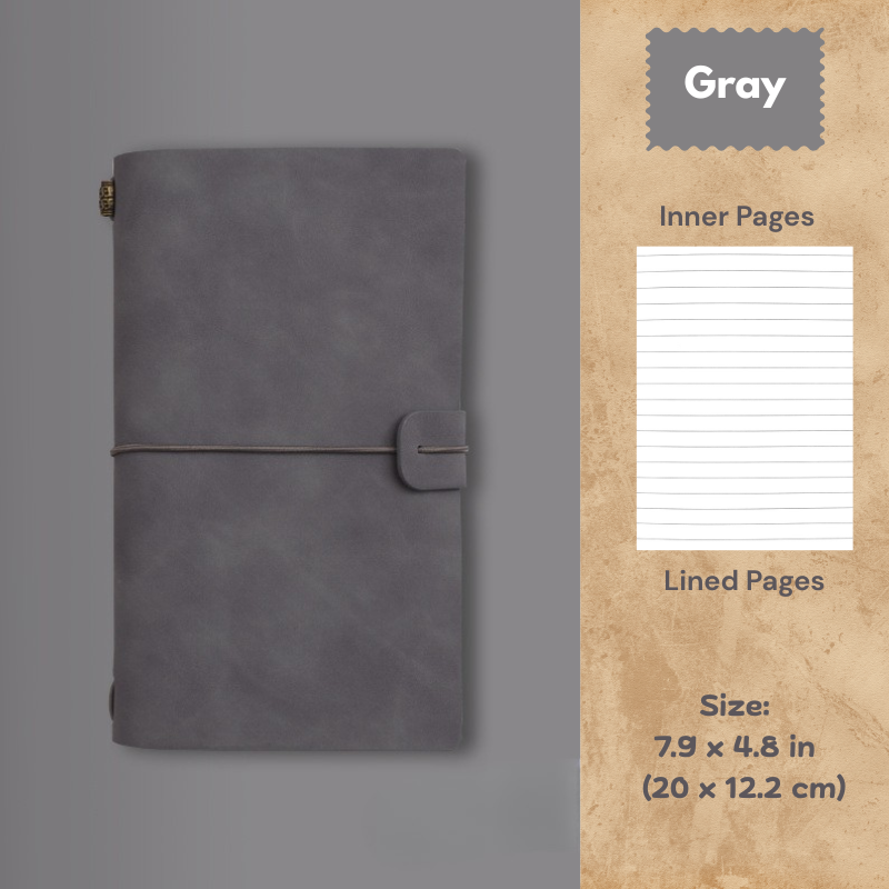 My Vintage Notebook - Slim Retro Journal