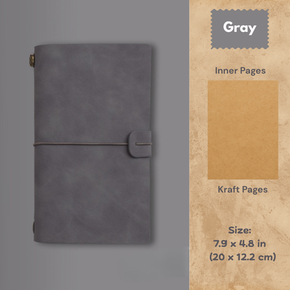 My Vintage Notebook - Slim Retro Journal
