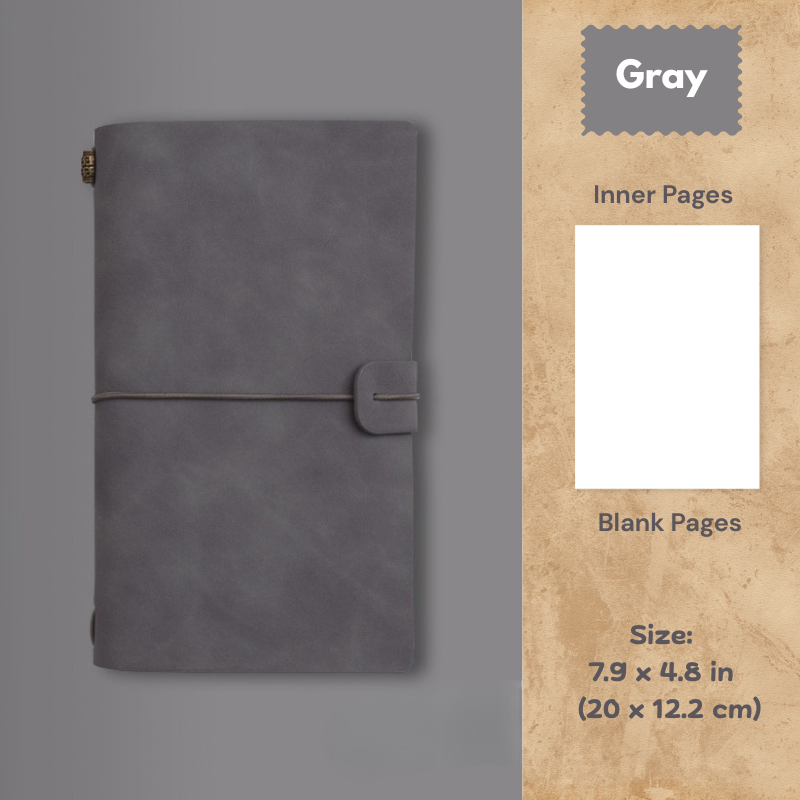 My Vintage Notebook - Slim Retro Journal