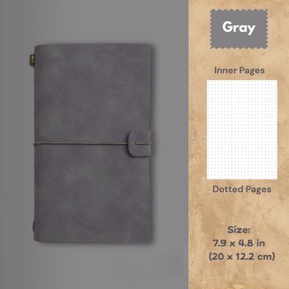 My Vintage Notebook - Slim Retro Journal